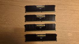 Corsair VENGEANCE LPX 64 GB (4 x 16 GB) DDR4 DRAM 3200 MHz